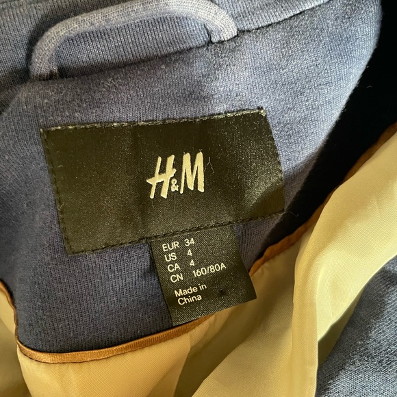 Preowned- Vintage H&M Long Sleeve Single Breasted Blazer Womens (Size US4) - Picture 7 of 15
